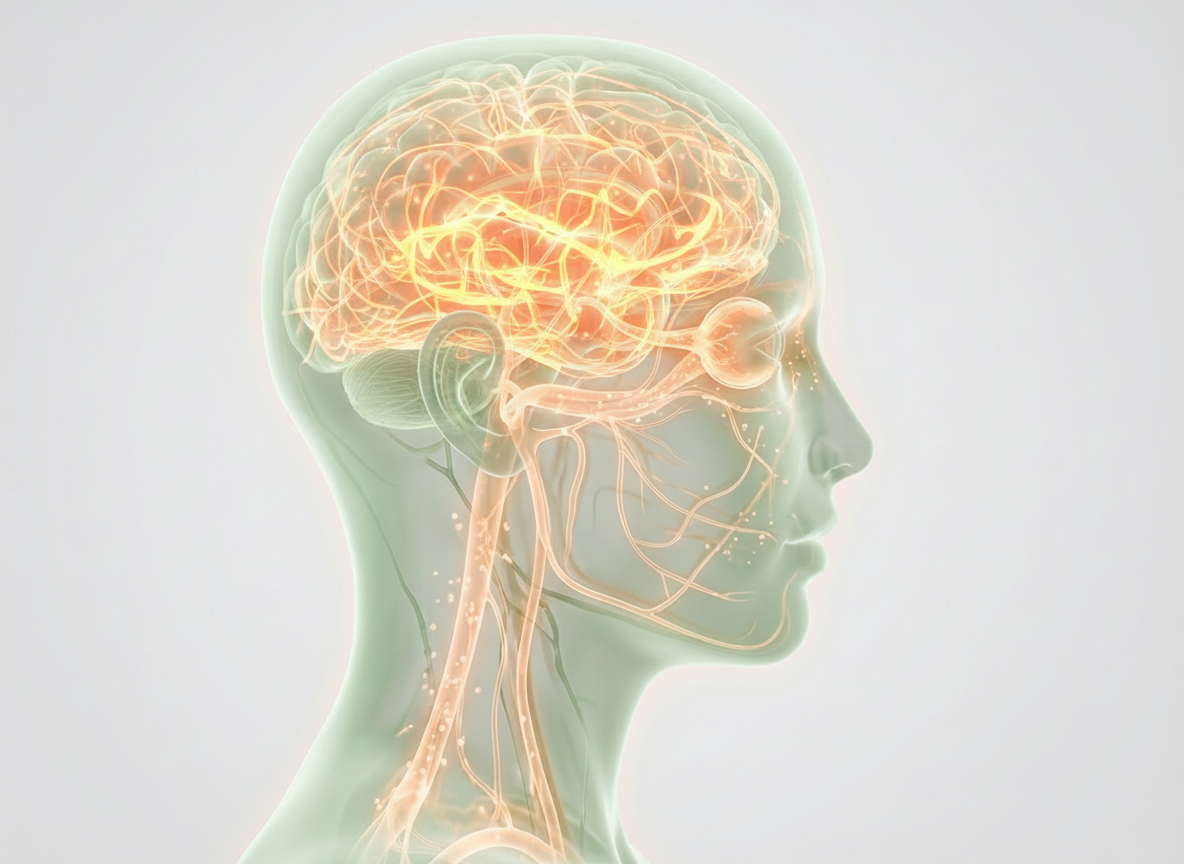 Brain + Eye Targeted Delivery: DHA delivered via the brain's own transport pathway.